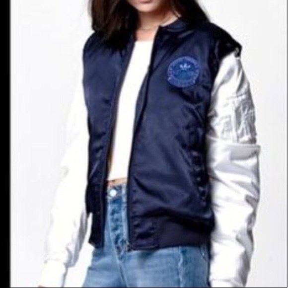 ADIDAS Rita Ora Cosmic Confessions Satin Bomber - Picture 3 of 4